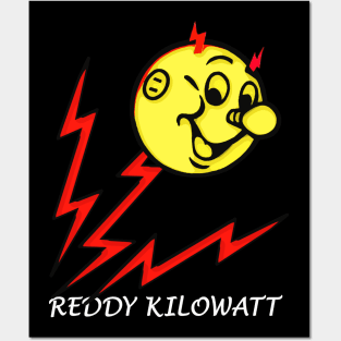 reddy killowatt - electricity Posters and Art